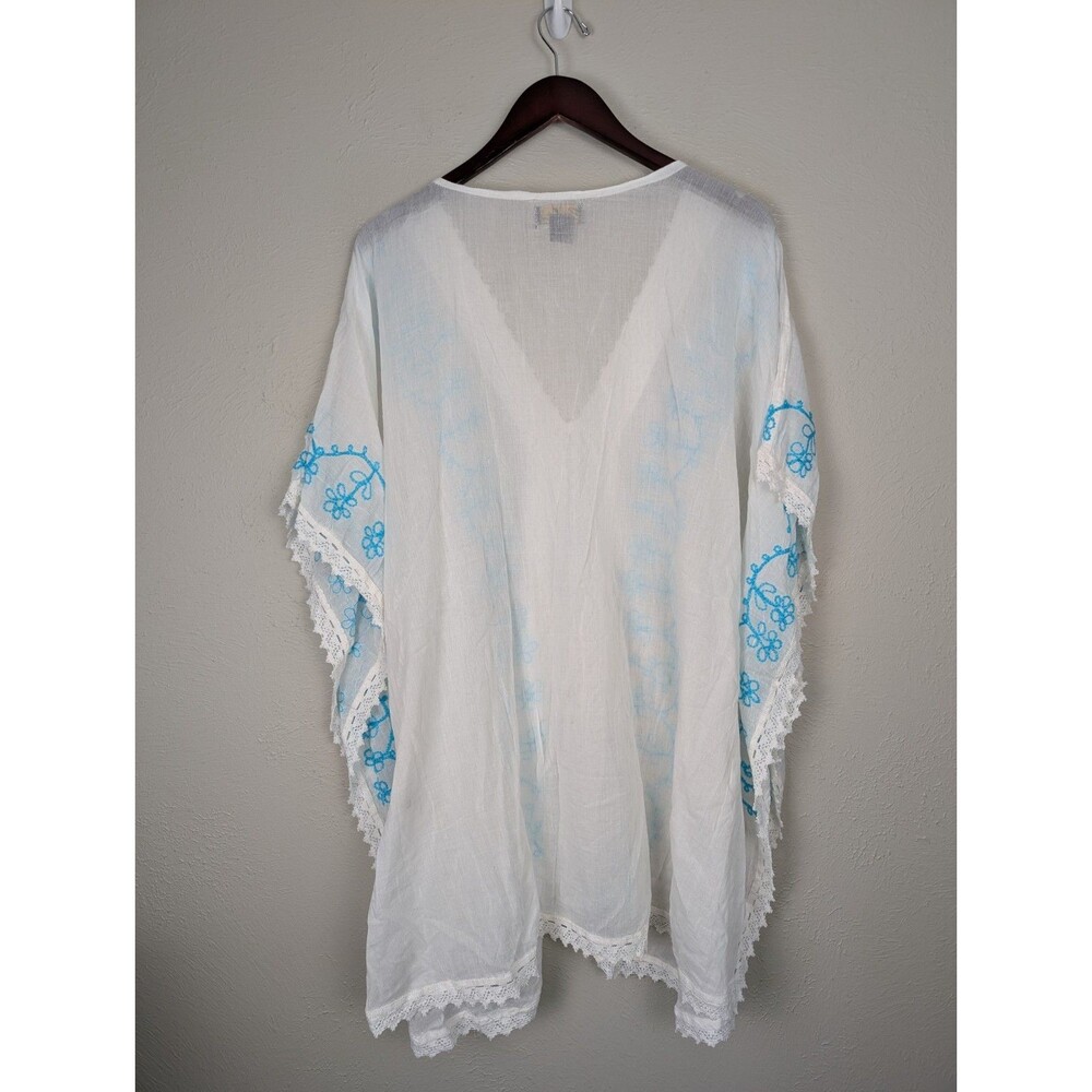 Beach by Exist Cotton Embroidered Kimono Cover Up - Picture 8 of 11